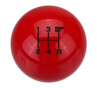 Pomo Palanca de Cambios,Palanca de Cambios Coche Coche Universal 5 Velocidad Manual Bola Redonda Redondea Mando Mando de la Palanca de Bola Hilo(Red)
