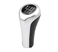 Pomo Palanca de Cambios, Palanca de Cambios Coche Perilla del cambio 1Pcs engranajes for BMW 1 3 5 6 Series E46 E53 E60 E61 E63 E65 E81 E82 E83 E87 E90 E91 E92 X1 X3 X5 M cromado mate Carbon(6 Speed S