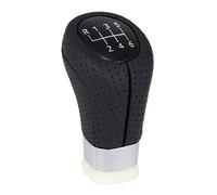 Pomo palanca de cambios para BMW e81 e82 e87 e88 e90 e91 e92 e93 e83 e84 Serie 1 3 X1 - perforado - 6 velocidades marchas - negro - para transmisión manual - fuelle palanca de cambios - (A276-13)