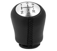 Pomo Palanca De Cambios Para Laguna Para Megane 2 Para Clio 3 Para Scenic Pomo De Cambio Marchas Para Coche (blanco) Pomos Accesorios Interiores Mango Palanca 5 Velocidades(Negro)