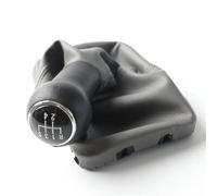 pomo palanca de cambios Para VW Para Beetle 1998-2010 Para Cabrio 2003-2010 Pomo De Palanca De Cambios De 5 Velocidades De Cuero Pomos velocidad de Coche(5 Speed Gray)