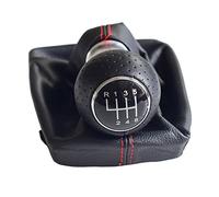 Pomo Palanca De Cambios Uso de ajuste for Audi A4 B6 B7 2000-2008 MANUAL 5 6 VELOCIDAD COMENZA DE COMPENDO CAMBIO DE CAMBIO DE MANILA CABEZA DE GUERNO CON CUBIERTA DE POLVO Palanca De Cambios