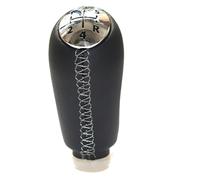 Pomo Palanca para Dacia para Sandero para Stepway II MK2 2013-2023 Perilla De Cambio De Marchas Palanca Cambios Caja Cambios Palanca Cambios Plástico O Cuero Cabeza Palanca Cambios(5 Speed Black)