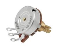 Pomo para bajo eléctrico, 500 K, diseño de eje largo de 24 dientes para un control preciso de volumen y tono, eje de metal