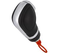 Pomo para palanca de cambios automático apto para Seat Alhambra, 7N, 2010-2022, Plug & Play, palanca de cambios de coche, color negro y plateado