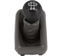 Pomo para palanca de cambios + funda para palanca de cambios de 5 marchas, apto para Opel Calibra 1989-1997, Plug & Play, funda para palanca de cambios de coche, con marco, color gris