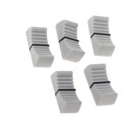 Pomo para potenciómetro recto deslizante para mezclador, tapa de plástico, color gris claro