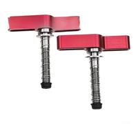 Pomo plegable para manillar de bicicleta estilo Brompton, agarre ergonómico de aleación de aluminio, pieza de repuesto compacta de 5 cm (rojo)