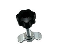 Pomo profesional de 8 mm con rosca ajustable, tuerca de sujeción para acampar al aire libre, tuerca de tornillo de fijación de mano