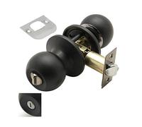 WOLFPACK LINEA PROFESIONAL - Pomo Puerta Con Condena Negro Para Baños