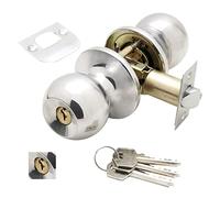 Pomo Puerta Wolfpack Con Llave Ambos Lados Cromado