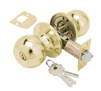 Pomo puerta wolfpack con llave latonado