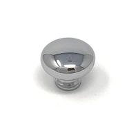 Pomo redondo cromado pulido de 32 mm para armarios de cocina | Dormitorio | Baño | Armarios | Muebles