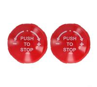 Pomo rojo para bicicleta de ejercicio, 2 piezas para ajuste de resistencia de rosca de 8 mm, mango de pestillo fijo compatible con máquinas de ciclismo de giro estacionario, agarre antideslizante de