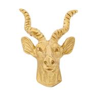 Pomo único de latón para armario, cajón, alacena, con forma de cabra, decoración de muebles, tiradores y pomos para aparadores modernos