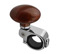 Pomo Volante Coche Car Styling la energía del platino manillar de dirección asistida rueda de metal rotación de la bola Booster botón de la abrazadera en forma for los coches universales Pomo para vol