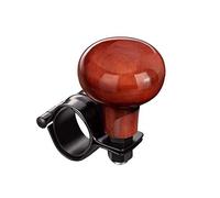 Pomo Volante,Pomo Volante Tractor Dirección del grano de madera de la rueda pomo giratorio Universal Fit todos los coches, camiones, Semis, tractores, barcos, carros de golf de alimentación de accesor