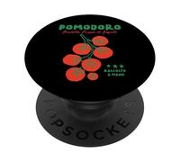 Pomodoro Napoli Italiano Tomate Seleccionado A Mano Retro Foodie Food PopSockets PopGrip Adhesivo