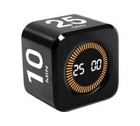 Pomodoro Timer Cube for Productivity - 5/25/10/50 Minutes Preset