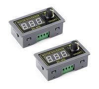 Pomoflexi 2 Unidades -MG Controlador de Motor PWM DC 5V 12V 24V Controlador de Velocidad del Motor Regulador de Velocidad Ajustable Codificador Digital Deber