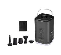 Pomoflexi Bomba de Aire Eléctrica, Compresor de Aire Inalámbrico Portátil, Inflador/Desinflador, para Cojines Inflables, Botes, Anillos de Natación