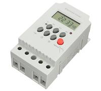 Pomoflexi KG316T-II Riel Din Microordenador Interruptor de Control de Tiempo Temporizador de Control de Tiempo AC 220V 25A INTERRUPTOR de TEMPORIZADOR DIGITAL Control de Relé