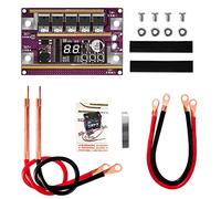 Pomoflexi Mini Soldador por Puntos AutomáTico K99, Kit de Bricolaje, Ajuste de Engranaje 99, Hoja de NíQuel de 0,1-0,3 Mm, BolíGrafo Soldador por Puntos con BateríA de Litio 18650