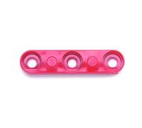 Pomona 3863 - 0 policarbonato Triple Base de montaje para estándar Binding Post, Negro (Pack de 10)