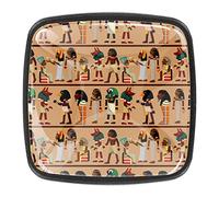 Pomos de cocina vintage con tótem egipcio para gabinetes de cocina, cajones, tiradores de puerta para oficina, baño, aparador, 4 unidades