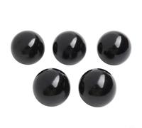 Pomos de palanca de bola de baquelita, 5 unidades, rosca hembra negra, M5, M6, M8, M10, mango redondo fácil de instalar, para máquinas de impresión, herramientas de 20 mm, 25 mm, 30 mm, 35 mm (M12 x
