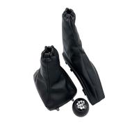 Pomos de palanca de cambios de coche para O&pel para Astra II G para Zafira A 1998-2010 de 5 velocidades para freno de mano de coche, funda antipolvo, funda de palanca de cambios (funda de horneado