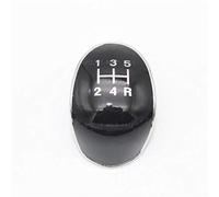 Pomos de Palanca de Cambios For Ford Focus MK2 MK3 Fiesta MK7 C-max B-max Mondeo MK4 Kuga Tránsito Galaxy Car-styling 5 Speed Shift engranaje del coche palillo de mando nivel(5 speed black cap)