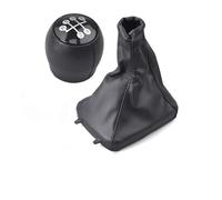 Pomos De Palanca De Cambios Funda Cuero Para Pomo Cambio Marchas Para Freno Mano Estacionamiento Para Vauxhall Para Opel Para Astra II G Para Zafira A 1998-2010(Knob and boot-A)