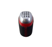 Pomos de Palanca de Cambios Manual, Gear Knob, Perilla de Cambio de Marchas, Gear Stick para Megane IV MK4 BFB Kadjar Talisman 2015-2022-Red 6 Speed