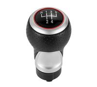 Pomos de palanca de cambios Para A4 B6 B7 B8 Para A6 S4 8K Para A5 8T Para Q5 12mm 5/6 Perilla De Cambio De Velocidad Palanca Pomo Cambio(Red 5 Speed-R13524)