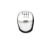 Pomos De Palanca De Cambios Para Coche Para Mondeo 4 Mk4 Transit Tourneo Connect Y Para Focus 5/6 Velocidades Perilla De Cambio Marchas(6Speed-Silver)