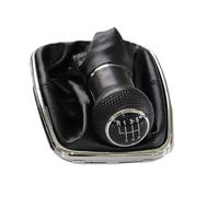 Pomos de palanca de cambios Para Golf 4 IV MK4 Para GTI R32 Para Bora MT 12mm 5/6 Velocidades Perilla Palanca Cambios Coche Palanca Cambios Gaitor Boot Pomo Cambio(6 Speed black line)