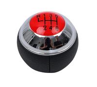 Pomos de palanca de cambios Para Mini R50 Para Cabrio R52 R53 Para Cooper 5/6 Velocidad Perilla Palanca Cambios Coche Palanca Cuero PU Mango Pluma palanca de cambios(Red 6Speed)