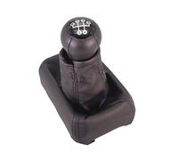 Pomos de palanca de cambios Para Para Opel Para Astra F CC 1991 1992 19993 1994 1995 1996 1997 1998 Perilla De Cambio De Marchas De 5 Velocidades Para Coche Bota De Cuero Negro(Perilla y arranque)