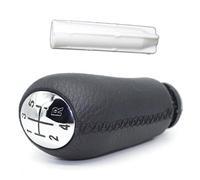 Pomos De Palanca De Cambios para Sandero Stepway MK2 para Logan 2012 2013 2015 2017 2021 Pomo De Cambio De Marchas Varilla De Palanca Adaptador De Bolígrafo Funda Interior(Knob and Adapter)