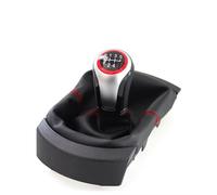 Pomos de Palanca de Cambios Para Seat Para Ibiza 2002 2003 2004 2005 2006 2007 2008 2009 2010 Producto Perilla Cambio Manual Con Costuras Rojas
