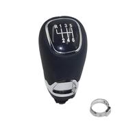Pomos de palanca de cambios Para Skoda Para Octavia Para A7 3 III MK3 14-2017 Manijas Cubierta Perilla Palanca Cambios Palanca Arranque Gaitor Shifter Chaqueta Antipolvo Pomo Cambio(6 speed knob)