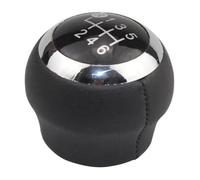 Pomos de palanca de cambios para Toyota Corolla RAV4 Avensis para Yaris para Verso para Auris para Aygo 5/6 velocidades Pomo de palanca de cambios de coche (plata 6 velocidades) (negro 6 velocidades)
