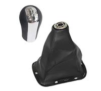 Pomos de palanca de cambios Para Toyota Para Avensis T25 MK2 II 2003 2004 2005 2006-2009 Perilla Caja Cambios Coche Perilla Cambio Caja Cambios Bota Pomo Cambio(5 speed Chrome)