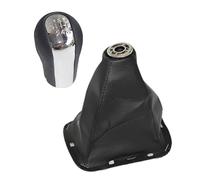 Pomos de palanca de cambios Para Toyota Para Avensis T25 MK2 II 2003 2004 2005 2006-2009 Perilla Caja Cambios Coche Perilla Cambio Caja Cambios Bota Pomo Cambio(6 speed Chrome)