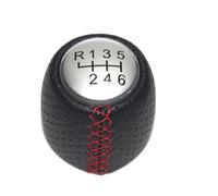 Pomos Palanca Cambios para Alfa para Romeo GT Pomo De Palanca De Cambios De Cuero 5/6 Velocidades Palanca Velocidad Coche(R 1 2 3 4 5 6)