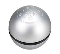 Pomos Palanca Cambios para Alfa para Romeo para Giulietta 2010-On 6 Velocidades Perilla De Palanca De Cambios Manual Palanca De Cambios Palo Bola De Mano Palanca Velocidad Coche(Bright Silver)
