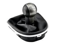 Pomos Palanca Cambios para Seat para Altea 2004-2012 5 6 Velocidades ABS con Funda Cuero Juegos Completos Pomo Cambio Marchas Palanca Cambios Palanca Velocidad Coche(6 Speed)