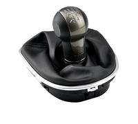 Pomos Palanca Cambios para Seat para Altea 2004-2012 5 6 Velocidades ABS con Funda Cuero Juegos Completos Pomo Cambio Marchas Palanca Cambios Palanca Velocidad Coche(5 Speed)