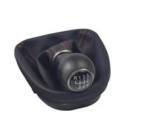 Pomos Palanca Cambios Para Seat Para Leon 2006 2007 2008 2009 2010 2011 2012 5/6 Velocidades Manual Palanca De Cambios Palanca De Cambios Funda Protectora Pomos Palanca Cambios(6 Speed Red Line)